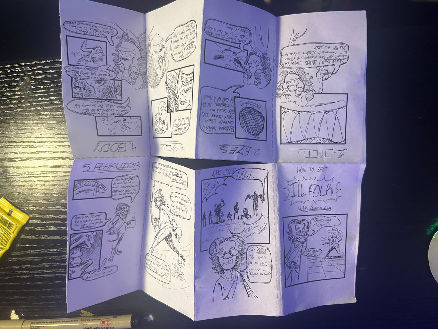 "How to Spot: Ill-Folk" Zine